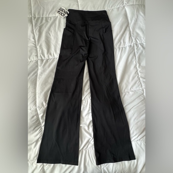 Love & Sports Women Black Flared Pants - Picture 2 of 9